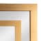 Hello Honey® 40" Geometric Art Deco Glass Wall Mirror